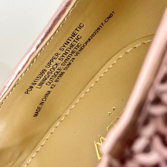 J.Crew Crewcuts Girls Sequin Mary Jane Flats Ballet Party Formal Pink K2 NWT - Picture 12 of 13